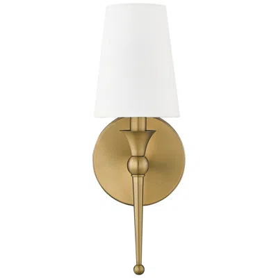Millennium Lighting Monroe 14" High Vintage Brass Wall Sconce