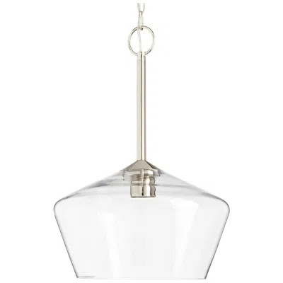 Millennium Lighting Morbelle 1-light Pendant In Polished Nickel