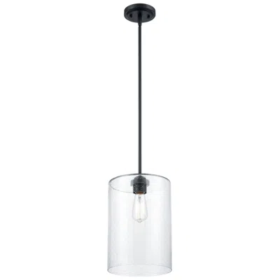 Millennium Lighting Moven 1 Light Mini-pendant Fixture In Matte Black
