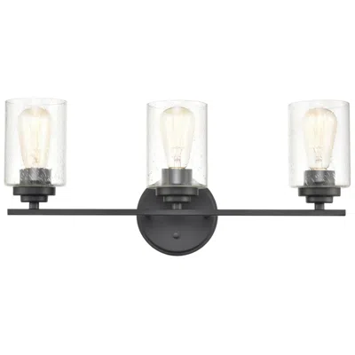 Millennium Lighting Moven 22" Wide Matte Black 3-light Vanity Bath Light