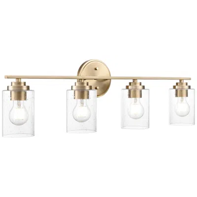 Millennium Lighting Moven 31" Wide 4-light Vanity In Modern Gold