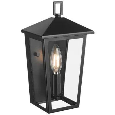 Millennium Lighting Munger 11" High 1-light Outdoor Wall Sconce In Powder Coated Black