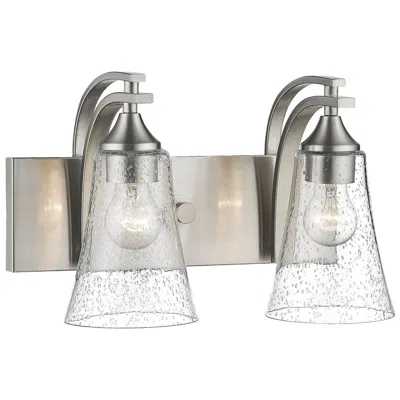 Millennium Lighting Natalie 2 Light Vanity Fixture In Satin Nickel
