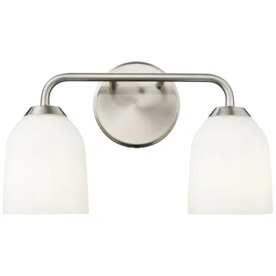 Millennium Lighting Norah 2-light Vanity Light In Brushed Nickel