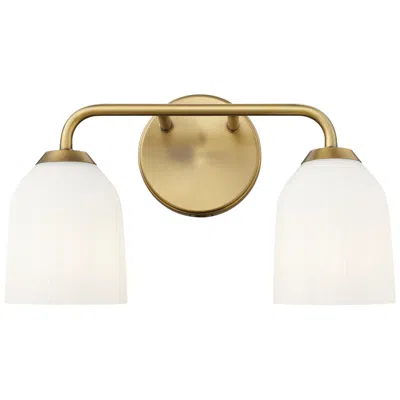 Millennium Lighting Norah 2-light Vanity Light In Vintage Brass
