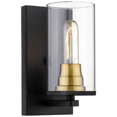 Millennium Lighting Pasadena 1 Light Sconce Fixture In Black/bronze