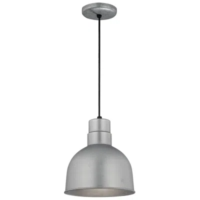 Millennium Lighting R Series 1-light Cord Hung Pendant In Galvanized