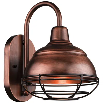 Millennium Lighting R Series 1-light Outdoor Wall Sconce In Natural Copper