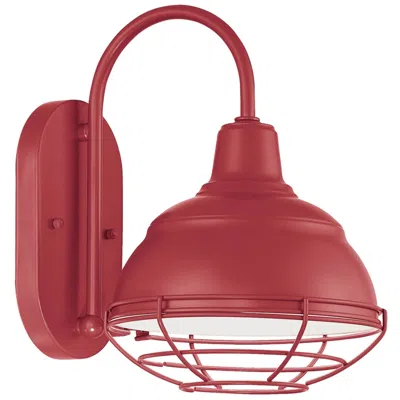 Millennium Lighting R Series 1-light Outdoor Wall Sconce In Satin Red