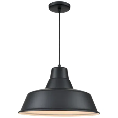 Millennium Lighting R Series Cord Hung Pendant In Satin Black