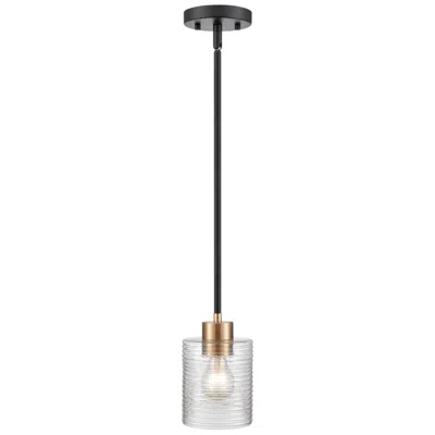 Millennium Lighting Renitta 1 Light Mini-pendant Fixture In Matte Black