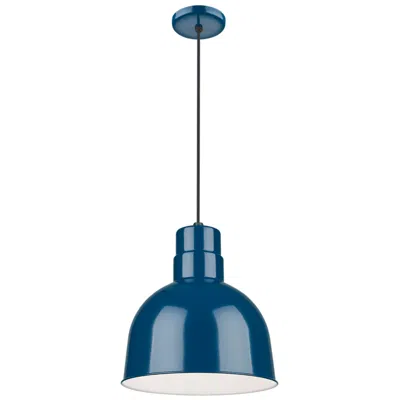 Millennium Lighting R-series 10" Wide Navy Blue Dome Mini Pendant