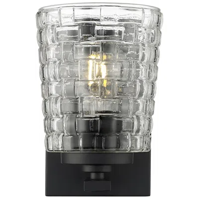 Millennium Lighting Saben 1-light Indoor Wall Sconce In Matte Black