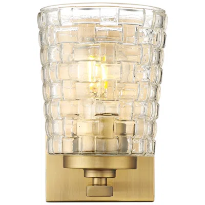 Millennium Lighting Saben 1-light Indoor Wall Sconce In Vintage Brass