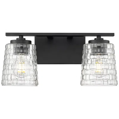 Millennium Lighting Saben 2-light Vanity Light In Matte Black