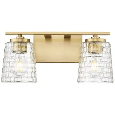 Millennium Lighting Saben 2-light Vanity Light In Vintage Brass