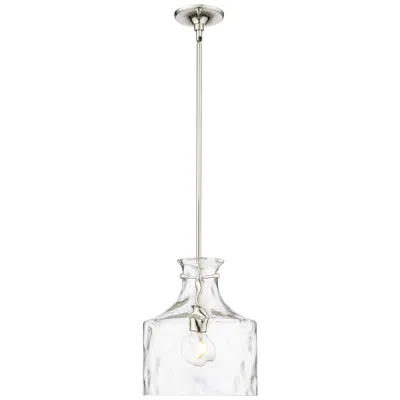 Millennium Lighting Santorini 11" Wide Polished Nickel Mini Pendant