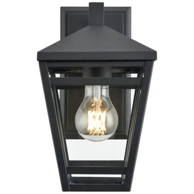 Millennium Lighting Seager 1-light Outdoor Wall Sconce In Textured Black