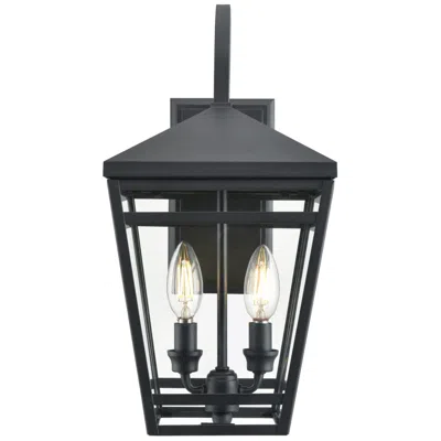 Millennium Lighting Seager 2-light Outdoor Wall Sconce In Textured Black