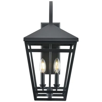 Millennium Lighting Seager 2-light Outdoor Wall Sconce In Textured Black