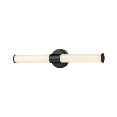 Millennium Lighting Trumann Led 2 Light Vanity Fixture In Matte Black