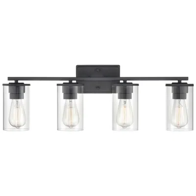 Millennium Lighting Verlana 27 3/4" Wide Matte Black 4-light Vanity Bath Light