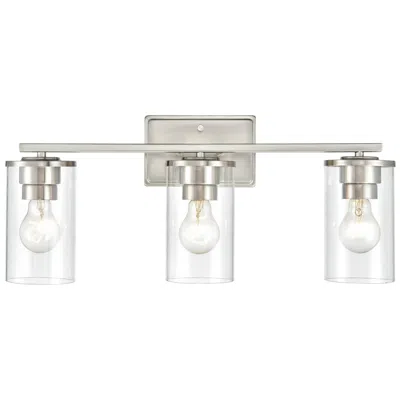 Millennium Lighting Verlana 3 Light Vanity Fixture In Brushed Nickel