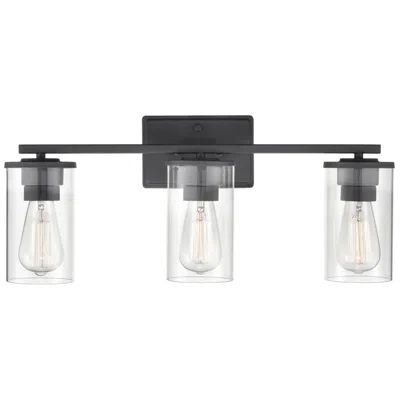 Millennium Lighting Verlana 3 Light Vanity Fixture In Matte Black