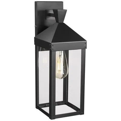 Millennium Lighting Yates 17.25" High 1-light Outdoor Wall Sconce In Powder Coated Black