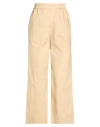 Millenovecentosettantotto Woman Pants Beige Size Xs Cotton In Yellow