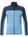 Millet Blue Fusion Grid Textured Active Jacket In Multi