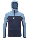 Millet Fusion Grid Hoodie In Blue