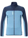 Millet Blue Fusion Grid Textured Active Jacket In Blue