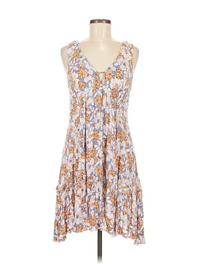 Pre-owned Millibon Casual Dress In Brown