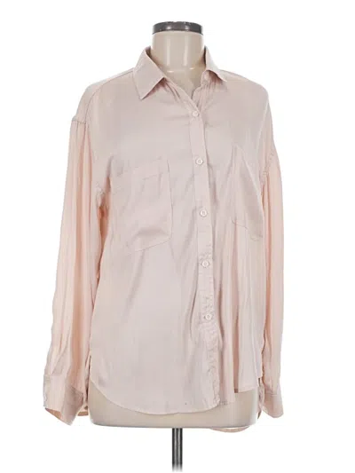 Pre-owned Millibon Long Sleeve Blouse In Pink