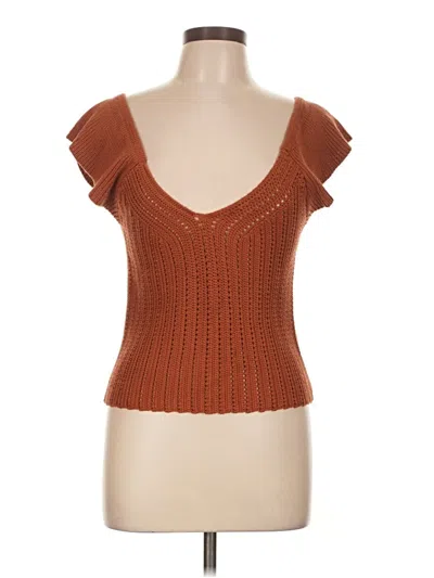 Pre-owned Millibon Sweater Vest In Orange