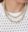 Millie B Becca Necklace In Tan In Multi