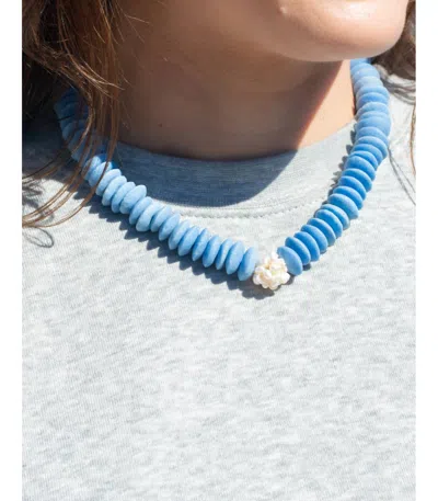 Millie B Mina Necklace In Blue