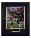 Millionaire Gallery New England Patriots's Tom Brady Autographed Photo In Blue