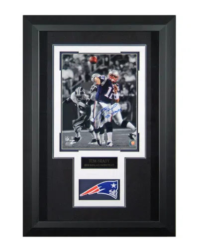 Millionaire Gallery New England Patriots's Tom Brady Signed Photo In Black