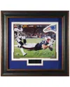 Millionaire Gallery Rob Gronkowski New England Patriots Autographed Display In Blue