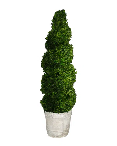 Mills Floral 43in Topiary In Green