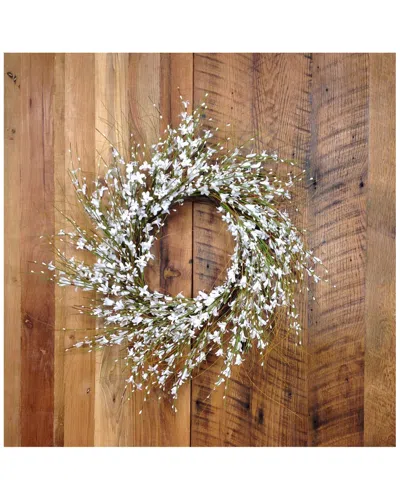Mills Floral Pure Elegance 22in Wreath In Gray