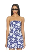 Milly Adeline Floral Top In Multi
