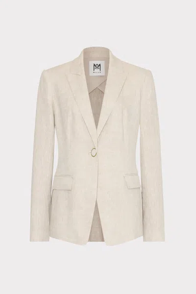 MILLY ALEXA LINEN BLAZER