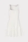 Milly Women's Ariel Cady 3d Lace Minidress In Ecru