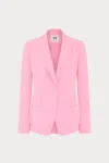 Milly Avery Cady Blazer In Pink