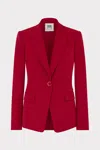 Milly Avery Cady Blazer In Red