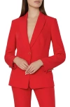 Milly Avery Cady Blazer In Red