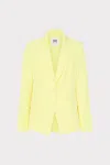 Milly Avery Cady Blazer In Yellow